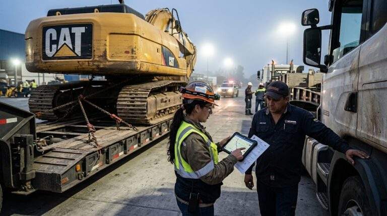 Transporte de maquinaria pesada | Normativas y claves para una logística segura